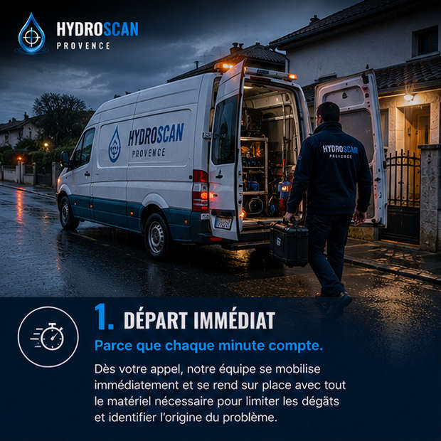 Départ immédiat — Parce que chaque minute compte.